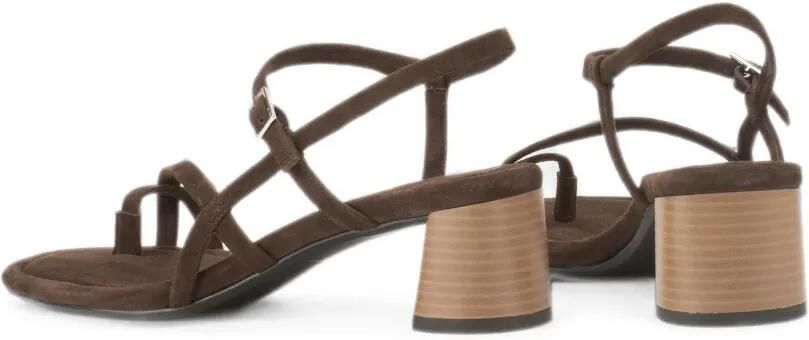 VAGABOND Evie sandalen met blokhak en bandjes Bruin - Foto 4