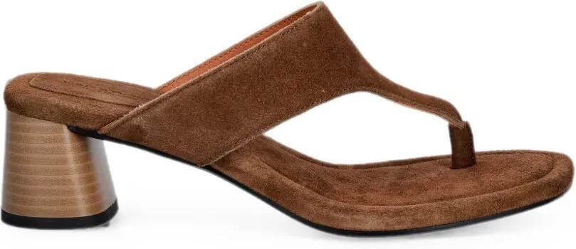 VAGABOND Evie suède sandalen Bruin