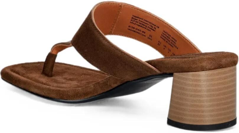 VAGABOND Evie suède sandalen Bruin - Foto 2