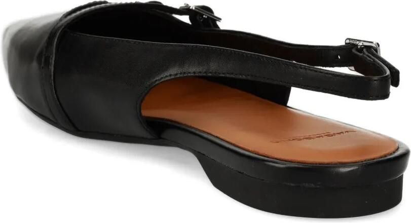 VAGABOND Hermine ballerina's met puntige neus en gesp Zwart - Foto 2