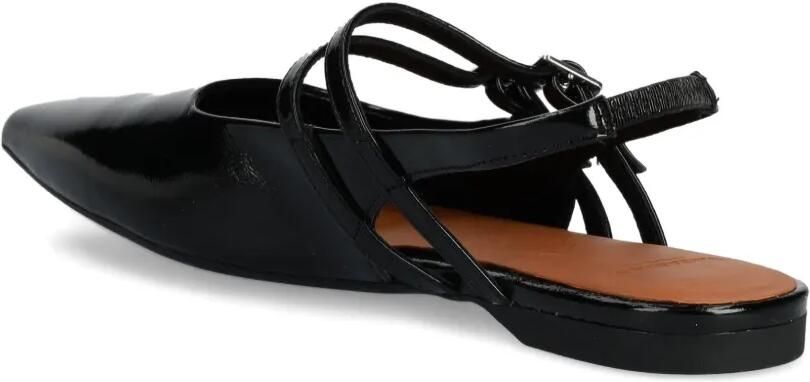 VAGABOND Hermine lakleren ballerina's Zwart - Foto 2
