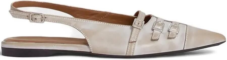 VAGABOND Hermine slingback ballerina's met gesp Beige