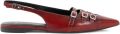 VAGABOND Hermine slingback ballerina's met gesp Rood - Rood