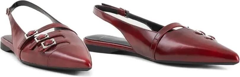 VAGABOND Hermine slingback ballerina's met gesp Rood - Foto 2