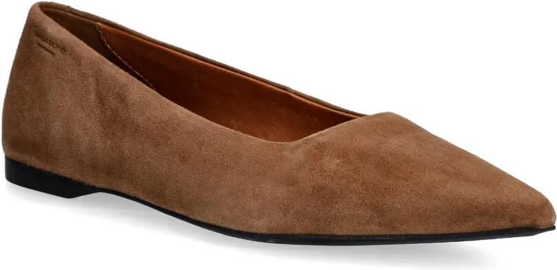 VAGABOND Hermine suède pumps met puntige neus Bruin - Foto 2