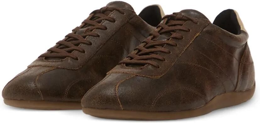 VAGABOND Hollie low-top sneakers met gerafeld effect Bruin - Foto 3