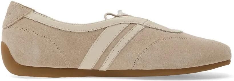 VAGABOND Hollie suède ballerina's met veters Beige