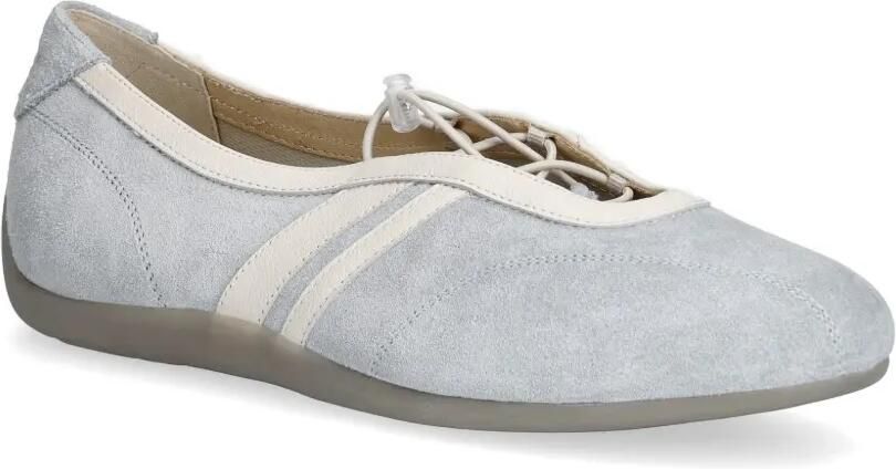 VAGABOND Hollie suède ballerina's met veters Blauw - Foto 2