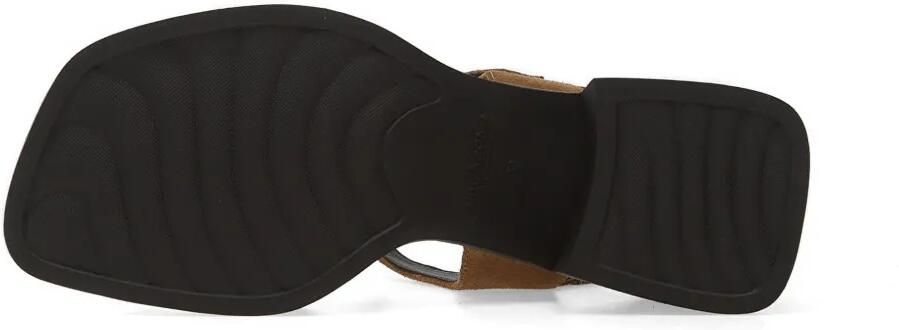 VAGABOND Ines suède sandalen met blokhak Bruin - Foto 5