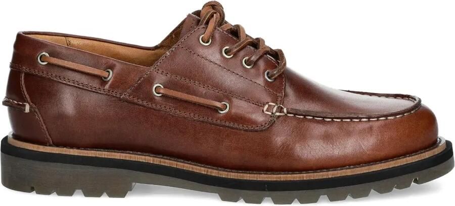 VAGABOND Jay leren veterschoenen Bruin