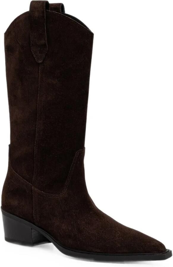 VAGABOND Kelsey suède laarzen met Western-stijl Bruin - Foto 3