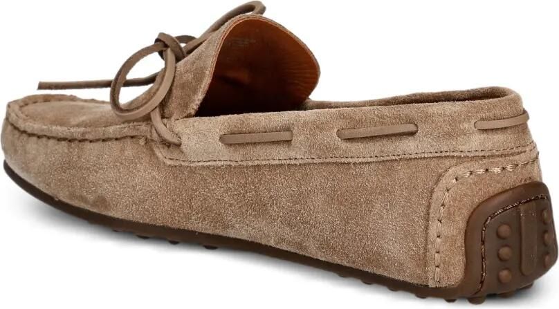 VAGABOND Larissa suède loafers met strik Beige - Foto 2