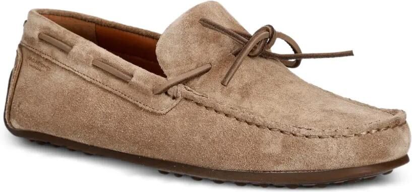 VAGABOND Larissa suède loafers met strik Beige - Foto 3