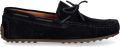 VAGABOND Larissa suède loafers met strik Zwart - Zwart