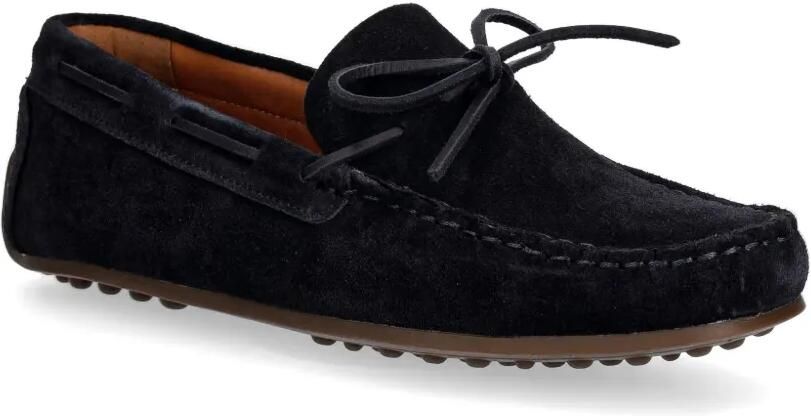 VAGABOND Larissa suède loafers met strik Zwart - Foto 3