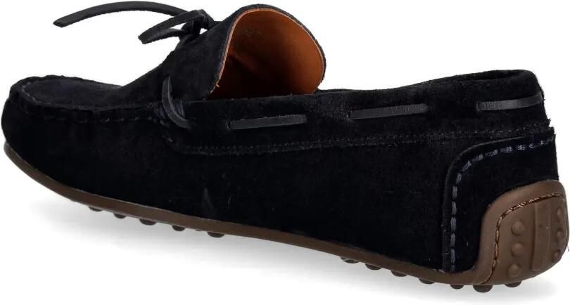 VAGABOND Larissa suède loafers met strik Zwart - Foto 2