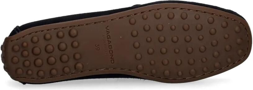 VAGABOND Larissa suède loafers met strik Zwart - Foto 5