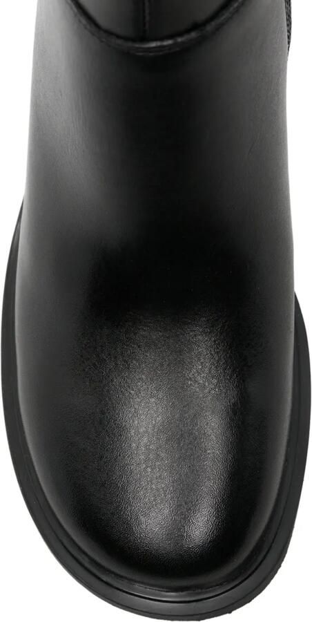 VAGABOND leather block-heel ankle boots Zwart - Foto 4