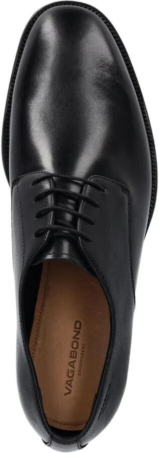 VAGABOND Leren derby schoenen Zwart - Foto 4