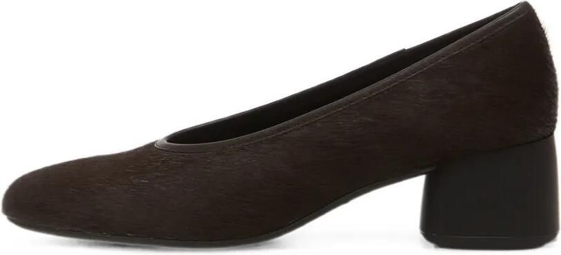 VAGABOND Livia pumps met blokhak en ponyhaar Bruin