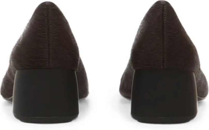 VAGABOND Livia pumps met blokhak en ponyhaar Bruin - Foto 2
