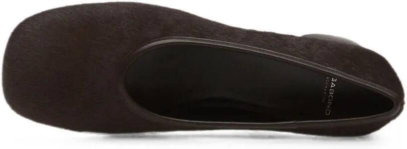 VAGABOND Livia pumps met blokhak en ponyhaar Bruin - Foto 4