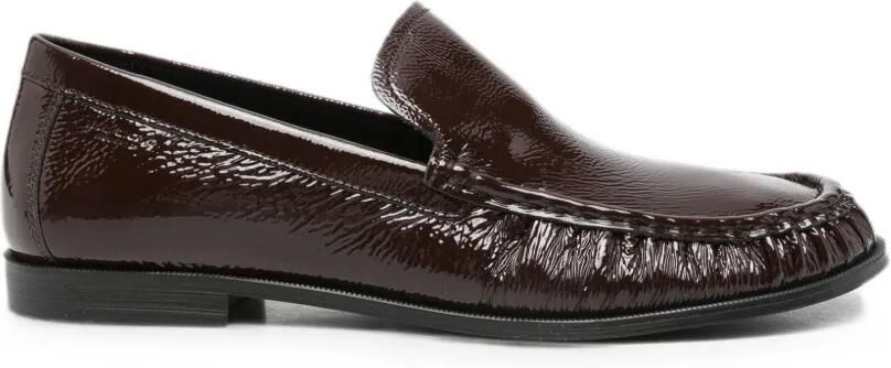 VAGABOND Loafers met gekreukte afwerking Bruin