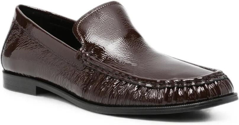 VAGABOND Loafers met gekreukte afwerking Bruin - Foto 3