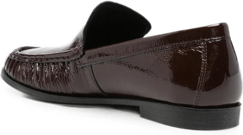 VAGABOND Loafers met gekreukte afwerking Bruin - Foto 2
