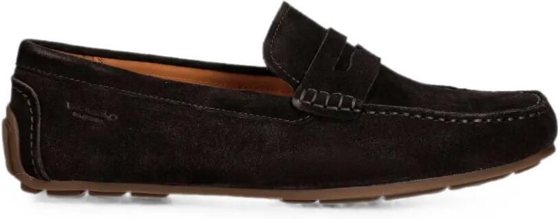 VAGABOND Lorenzo suède penny loafers Bruin