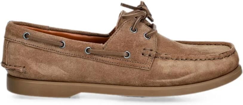VAGABOND Loui suède bootschoenen met veters Beige