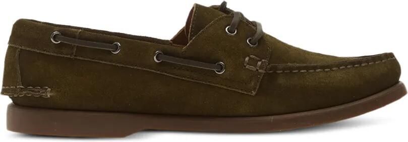 VAGABOND Loui suède bootschoenen met veters Groen