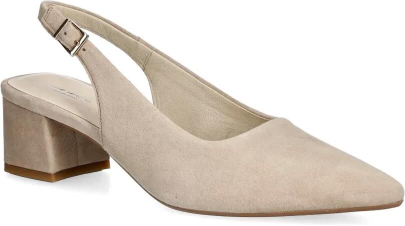 VAGABOND Marta slingback pumps met puntige neus Beige - Foto 2