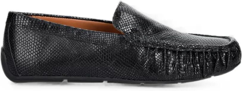 VAGABOND Mika loafers met slangen-effect Zwart