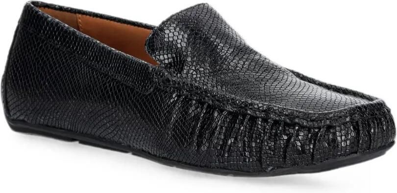 VAGABOND Mika loafers met slangen-effect Zwart - Foto 3