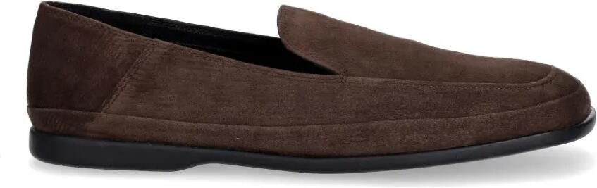VAGABOND Sammie suède loafers met vierkante neus Bruin