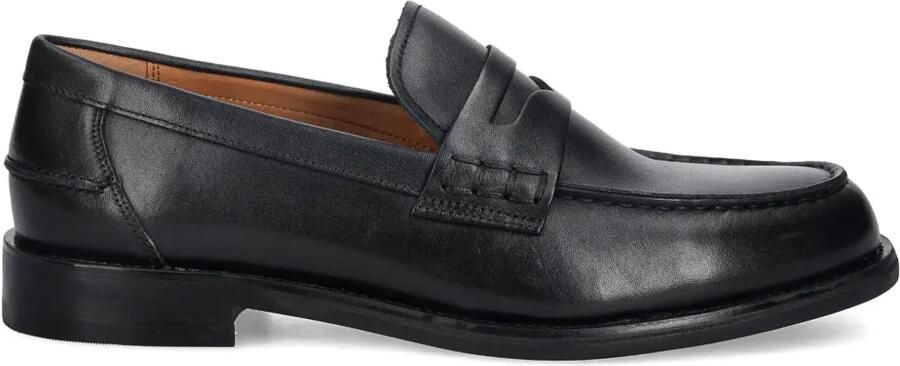 VAGABOND Steven loafers met band Zwart