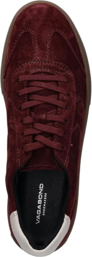 VAGABOND Suède sneakers Rood - Foto 4