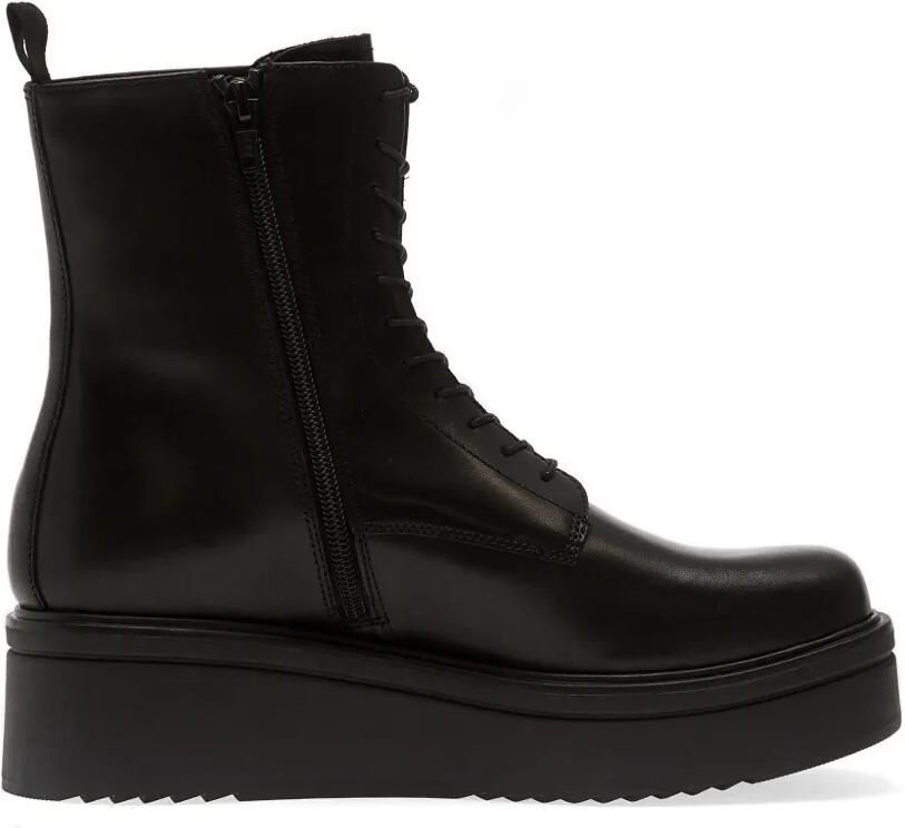 VAGABOND Tara leren sneakers Zwart