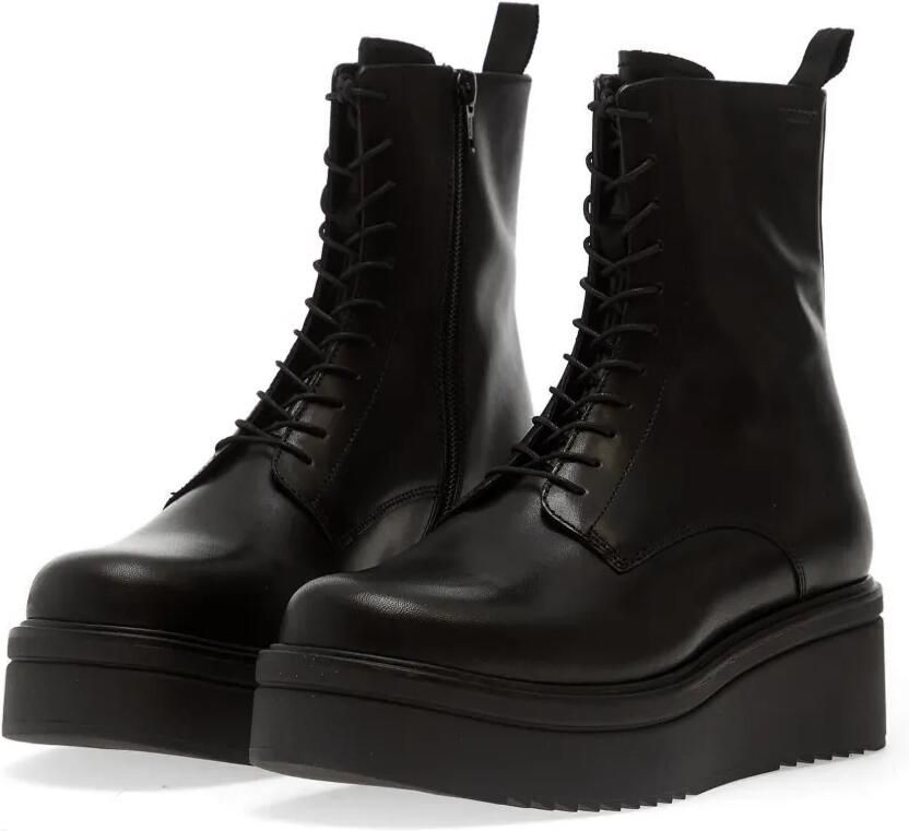 VAGABOND Tara leren sneakers Zwart - Foto 3