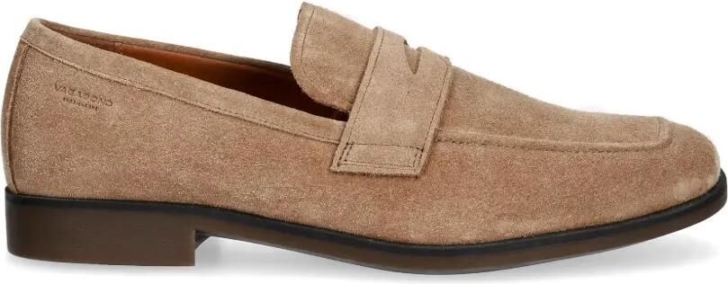 VAGABOND Troy suède penny loafers Beige