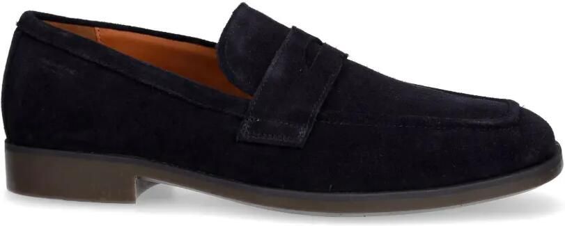 VAGABOND Troy suède penny loafers Blauw