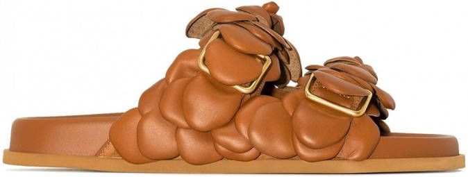 Valentino Garavani Atelier 03 Rose Edition sandalen Bruin
