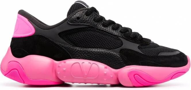 Valentino Garavani Bubbleback low-top sneakers Zwart