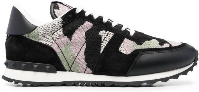 Valentino Garavani Rockrunner low-top sneakers Zwart