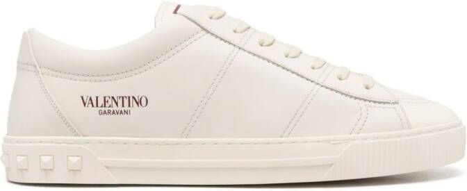 Valentino Garavani Cityplanet leren sneakers Wit