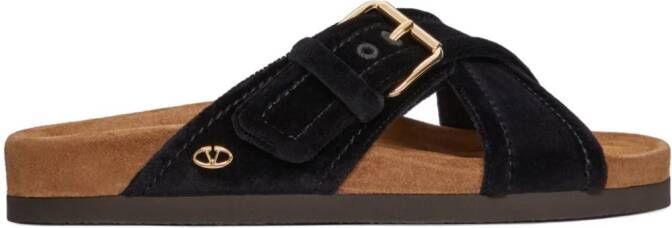 Valentino Garavani Fussfriend slippers Zwart