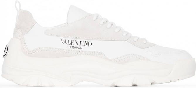 Valentino Garavani Gumboy leren sneakers Wit