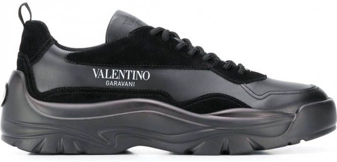 Valentino Garavani Gumboy leren sneakers Zwart