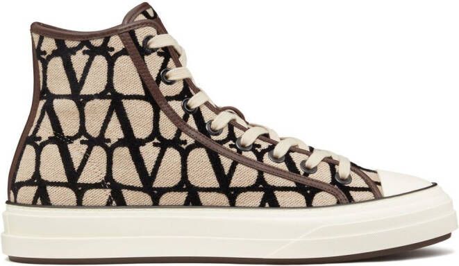 Valentino Garavani High-top sneakers Beige